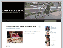 Tablet Screenshot of allfortheloveofyou.com